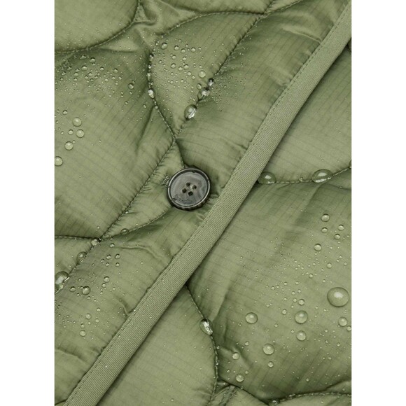 Babaton Aritzia Oversized Quilted Evergreen Lightweight Jacket Size Large - Picture 5 of 15